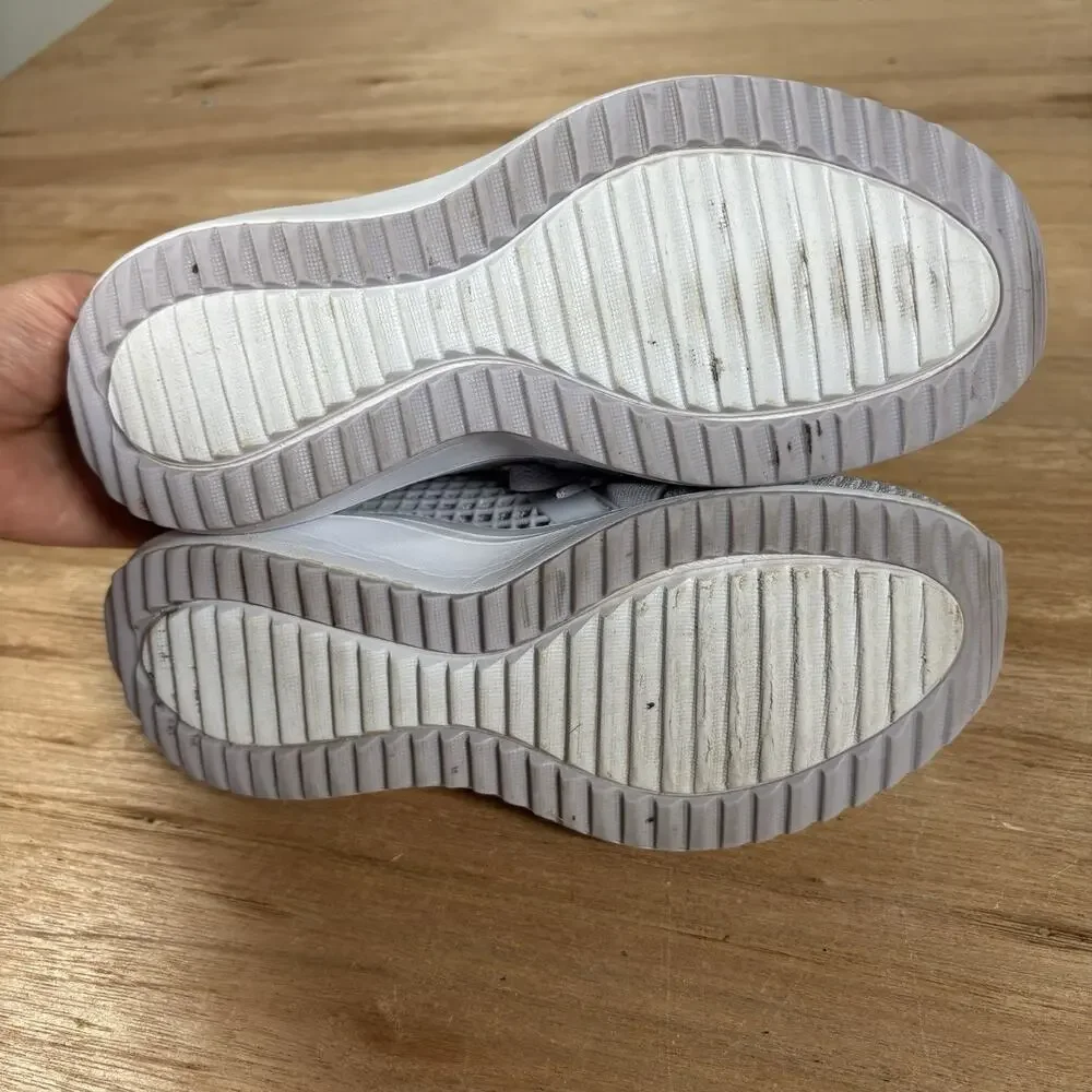 U.S. Polo Assn. Lilia/ Gray Mesh‎ Athletic Sneakers Lace Up Strap Top Size 7